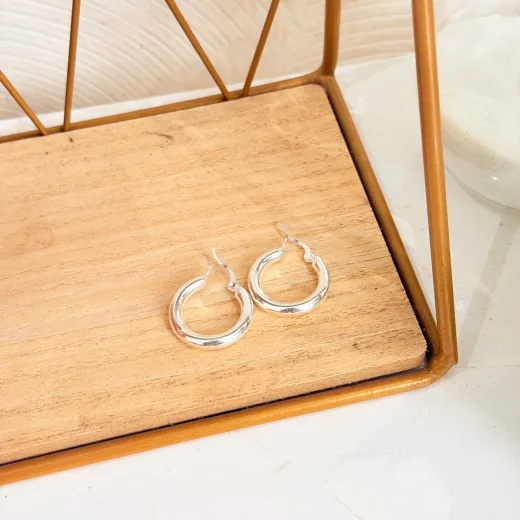 Boucles d’Oreilles Élégance en Argent Pur 925 