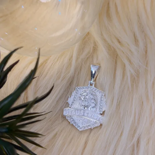 Pendentif “Jesus Cristo” en Argent 925